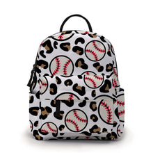 Load image into Gallery viewer, Mini Backpack - Baseball Animal Print
