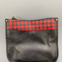 Load image into Gallery viewer, Aubree Crossbody Purse - Black Plaid
