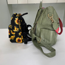 Load image into Gallery viewer, Mini Backpack - Larger Sunflower
