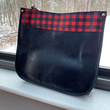 Load image into Gallery viewer, Aubree Crossbody Purse - Black Plaid
