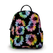 Load image into Gallery viewer, Mini Backpack - Rainbow Sunflower
