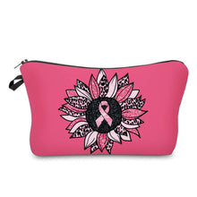 Load image into Gallery viewer, Pouch - BCA Ribbon Sunflower on Pink
